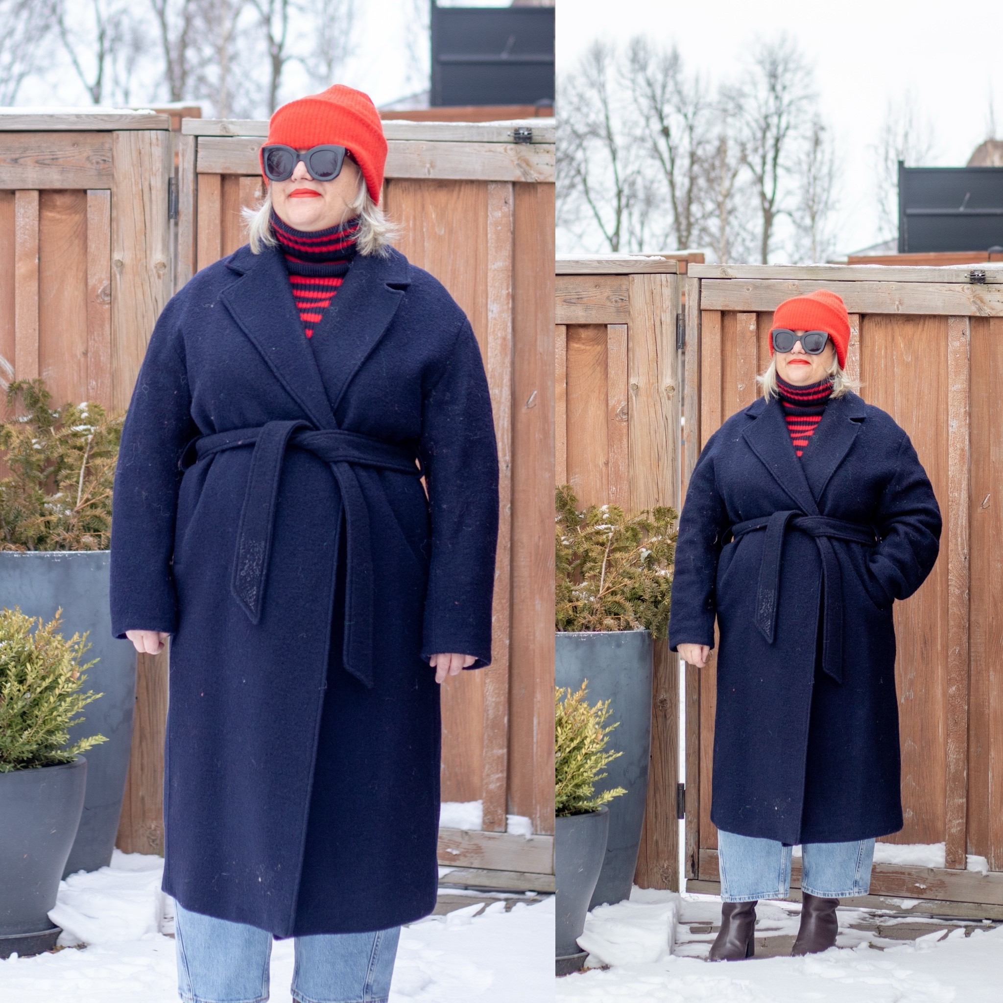This coat was one of the most popular items on the blog this year! I love it styled with a pop of red. 

#LTKmidsize #LTKcurves #LTKwinter