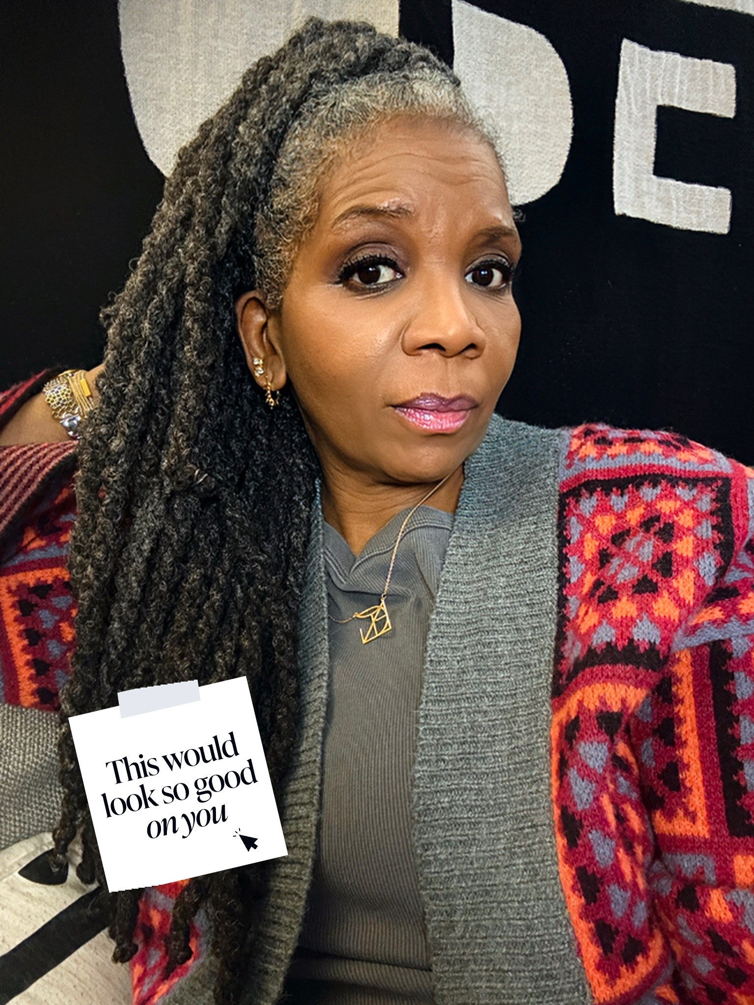 I love a warm cozy cardigan and it’s even better when it’s a statement sweater.  I found this great deal on Poshmark (linked) 

#LTKSaleAlert #LTKOver40 #LTKootd