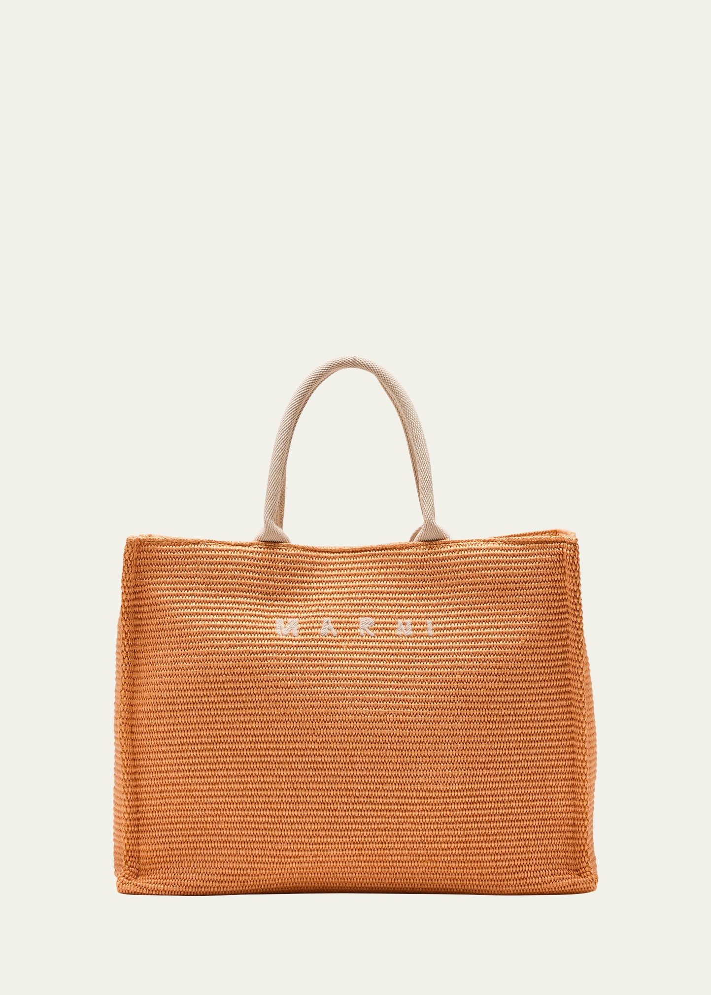 Marni Large Box Fabric Tote Bag | Bergdorf Goodman