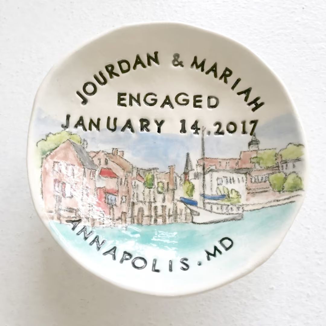 May not arrive in time for Christmas 2023. Engagement gift for couple custom ring holder unique p... | Etsy (US)