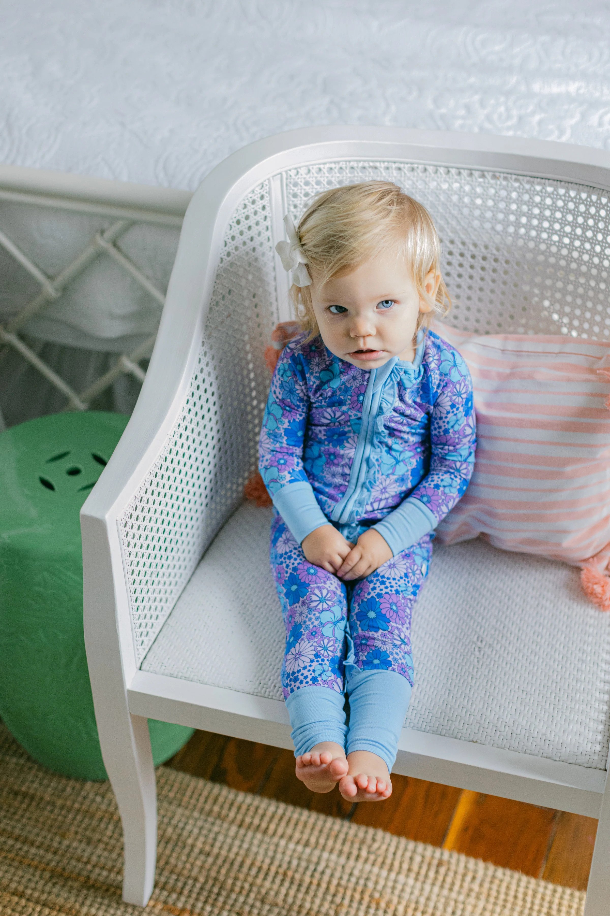 Kinley Premium Ruffle Romper | Poppy Kids Co