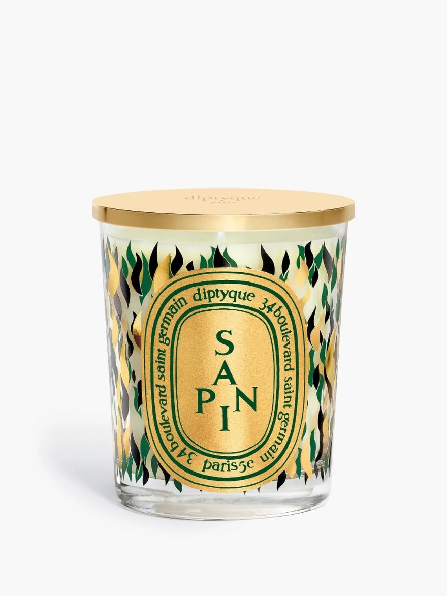Sapin (Pine Tree)
            Classic candle with Golden Lid | diptyque (US)