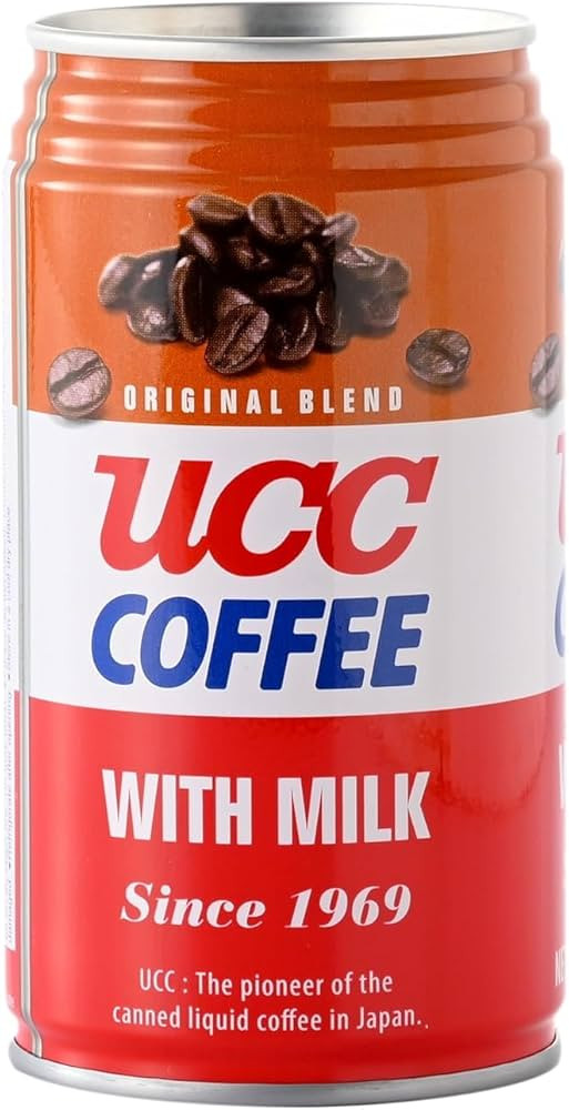 UCC Original Blend Coffee With Milk, Ready To Drink Coffee, Imported from Japan, 11.3 oz (Pack of... | Amazon (US)
