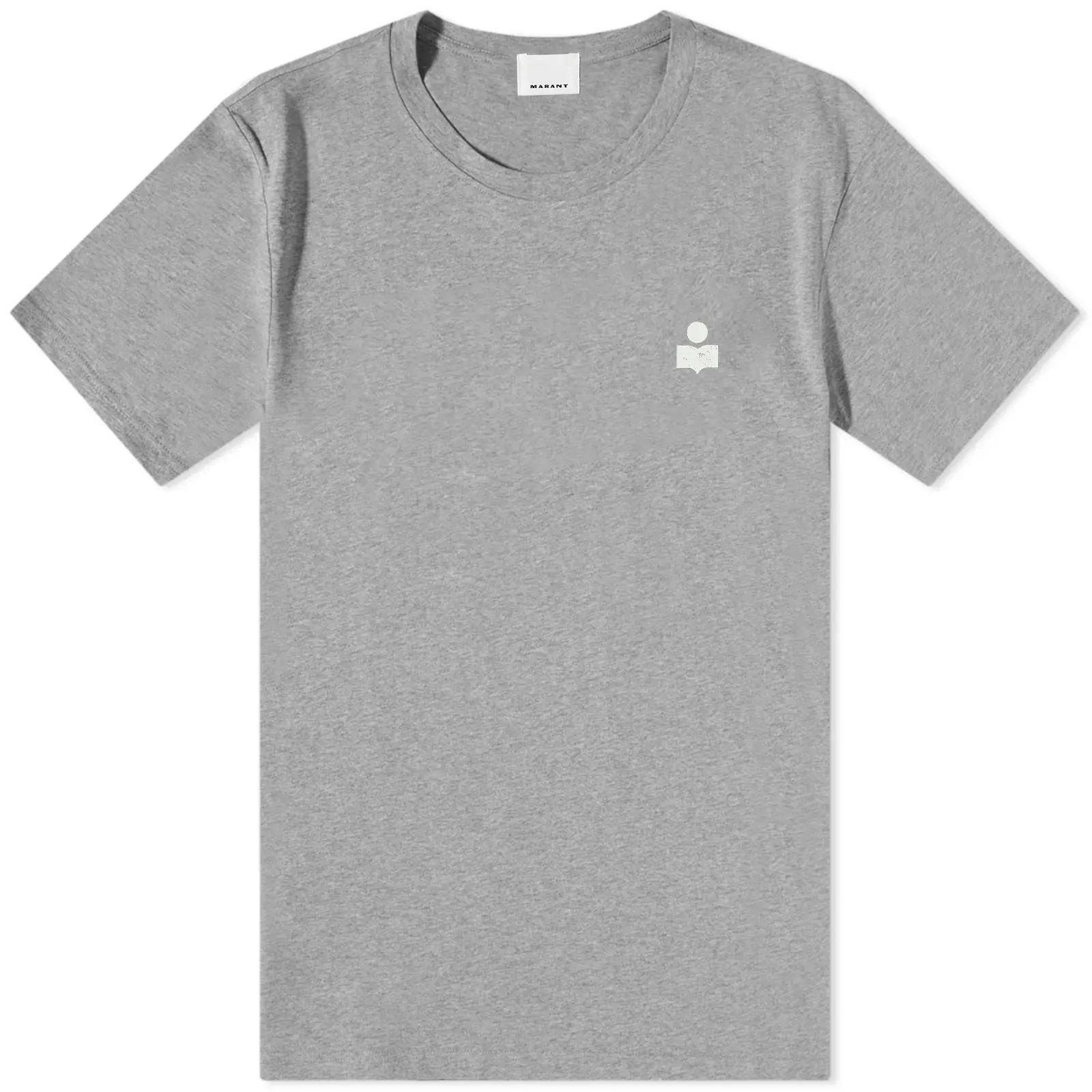 Isabel Marant Zafferh Small Logo T-Shirt Grey & Ecru | END. | End Clothing (US & RoW)