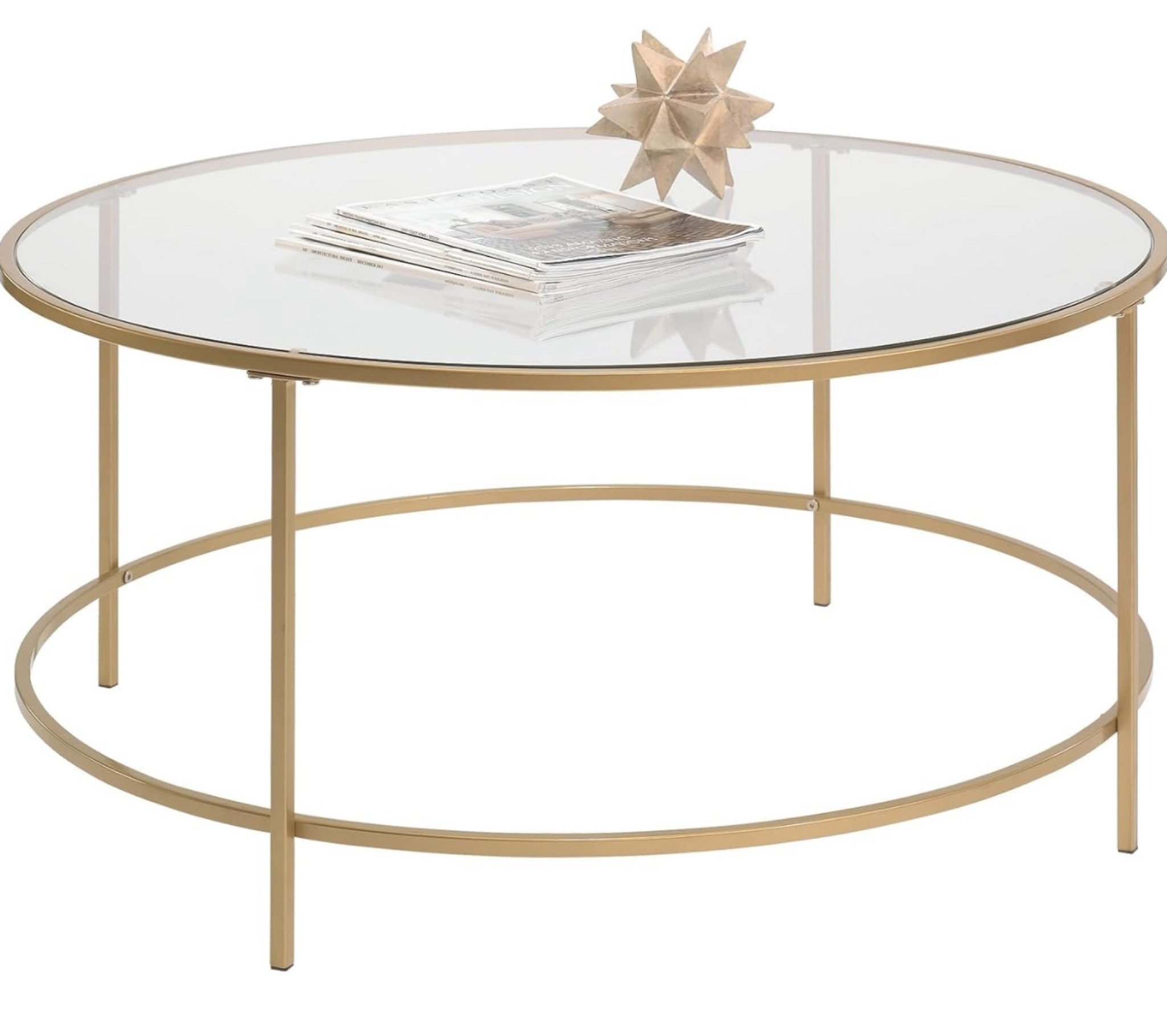 23% off 🎉

Sauder 417830 Int Lux Coffee Table Round, Glass / Gold Finish

#LTKSaleAlert #LTKHome