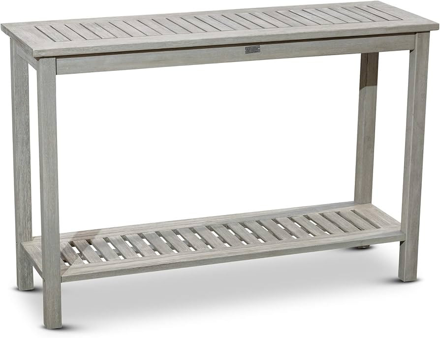 DTY Outdoor Living Longs Peak Eucalyptus Console Table, Driftwood Gray | Amazon (US)