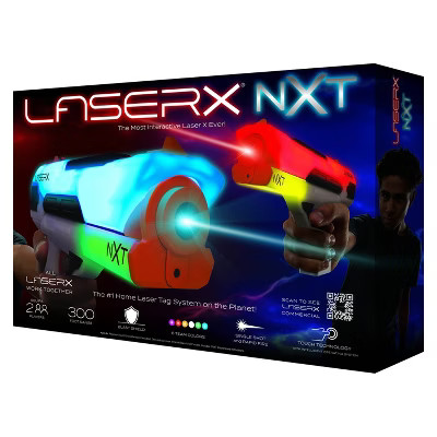 Laser X NXT Max Blasters 2 Player Pack 300 Range | Target