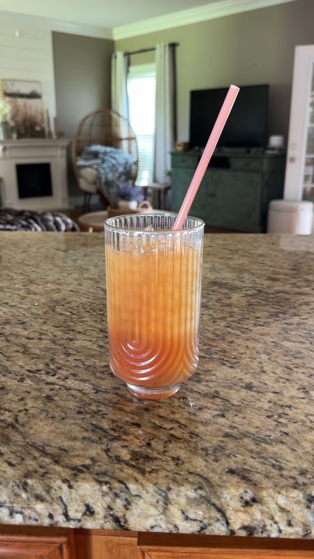 Homemade summer drink! If you like a Chick-fil-A Sunjoy then this is for you! Half tea (I like to use unsweet to cut down on sugar + calories) and half lemonade. I like to use the Simply Lemonade and even better if I can find it in the light version! The nugget ice makes it 10X better too. Let me know if you try it. 

#LTKSeasonal #LTKHome #LTKVideo
