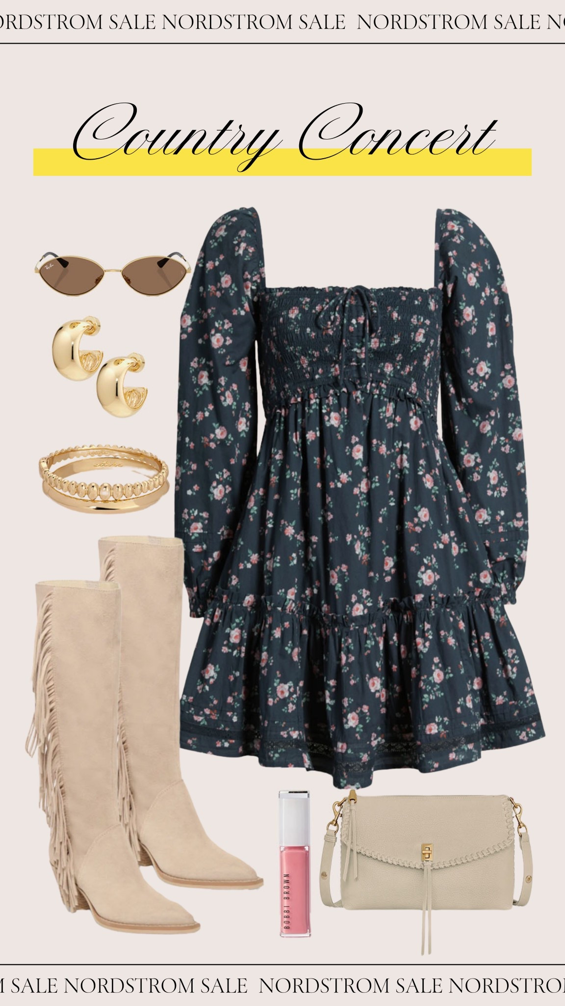 Country Concert Outfit Idea | Concert Outfit | Concert Look | Western Boots | Floral Dress | Summer Concert Outfit 

#LTKStyleTip #LTKSeasonal #LTKSaleAlert