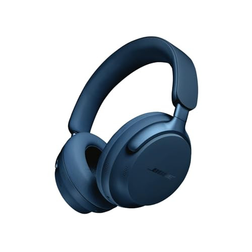 Bose QuietComfort Ultra Bluetooth Headphones, Wireless Headphones with Spatial Audio, Over Ear Noise Cancelling with Mic, Up to 24 Hours of Playtime, Lunar Blue - Limited Edition Color | Amazon (US)