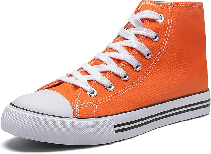 Women's High top Sneakers Classic High Tops Canvas Shoes for Women Lace up Tennis Shoes Fashion C... | Amazon (US)