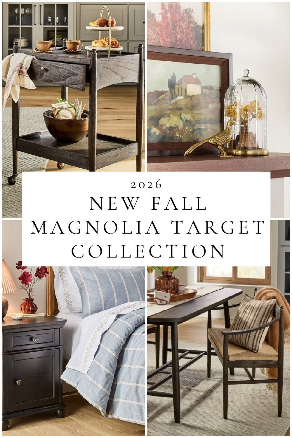 A look at the new Fall 2026 Hearth & Hand with Magnolia collection at Target, with beautiful fall wreaths, entryway table decor, fall mantel decor, pillows, lamps, furniture, bedding, counter stools, and accents for the kitchen, living room, bedroom, front porch, and home.

#LTKHome #LTKSaleAlert #LTKSeasonal