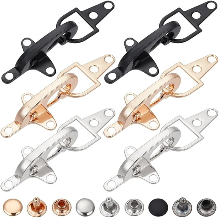 BENECREAT 6 Sets Alloy Lobster Claw Clasps, 3 Colors Trigger Clip Snap Hook Keychain Accessories ... | Amazon (US)