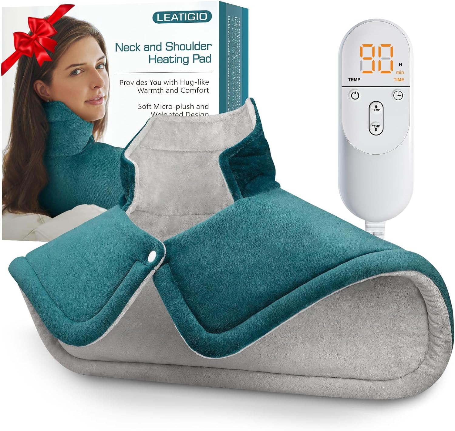 Heating Pad for Neck and Shoulder Pain Relief, Birthday Christmas Gifts for Women Mom Wife, 2lb H... | Amazon (US)