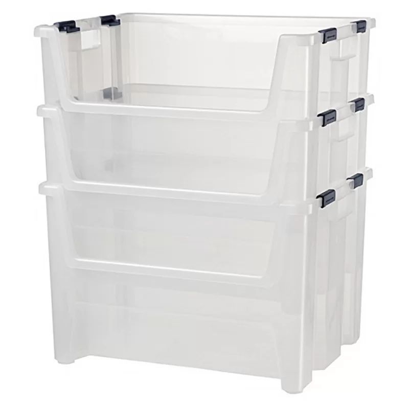 Pack and Stack 53 qt Plastic Storage Tote | Wayfair North America