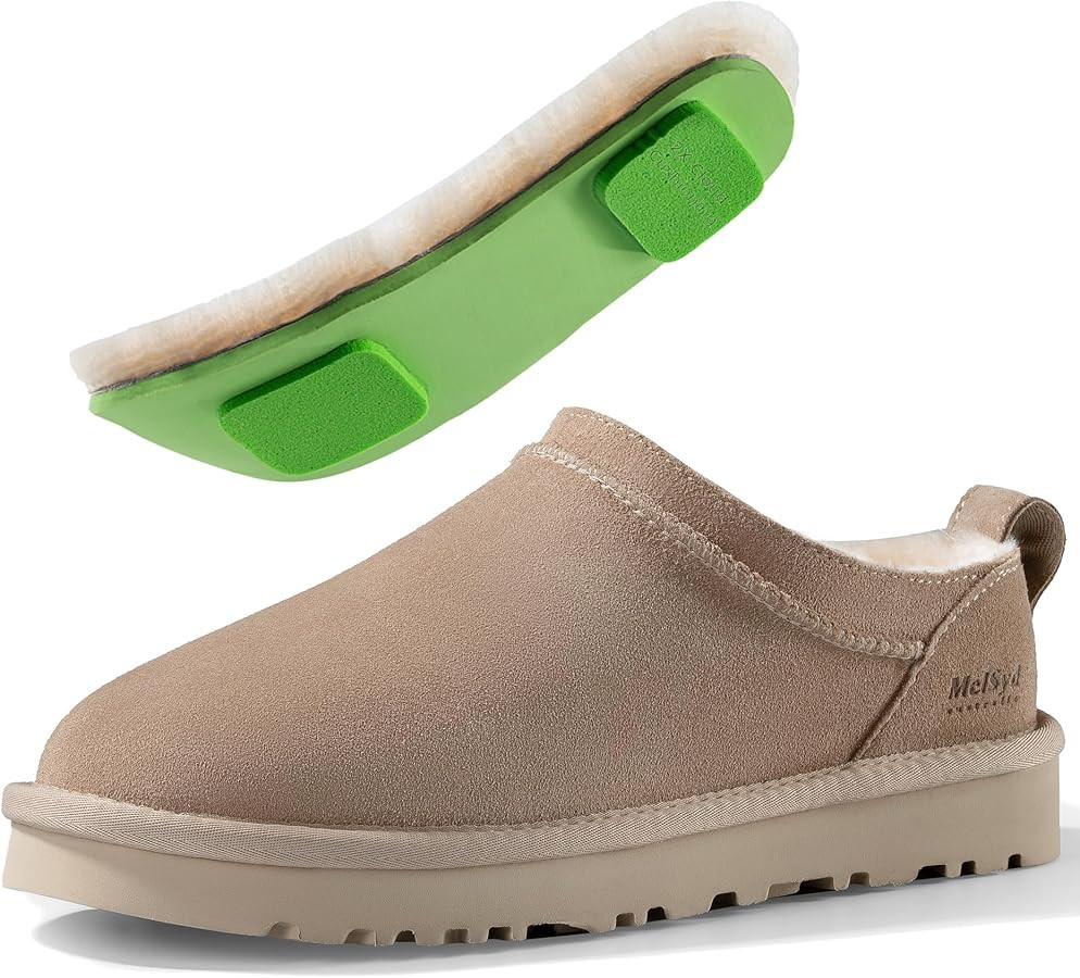 MelSyd Classic Micro Mini Boots: 100% Australian Sheepskin Lined - Waterproof Suede with Elastic ... | Amazon (US)