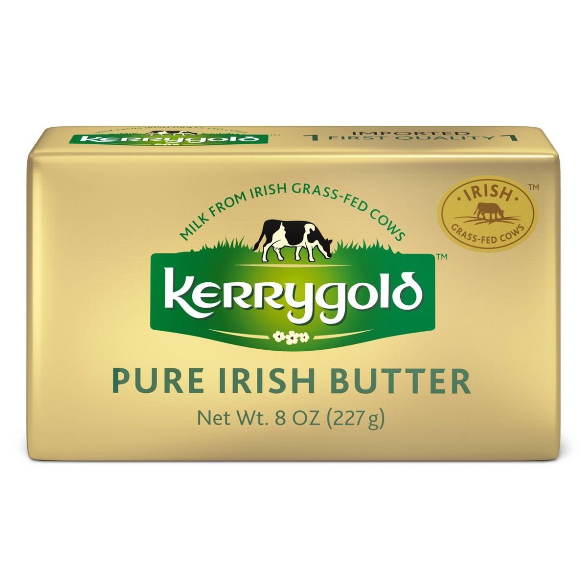 Kerrygold Grass-Fed Pure Irish Salted Butter - 8oz Foil | Target