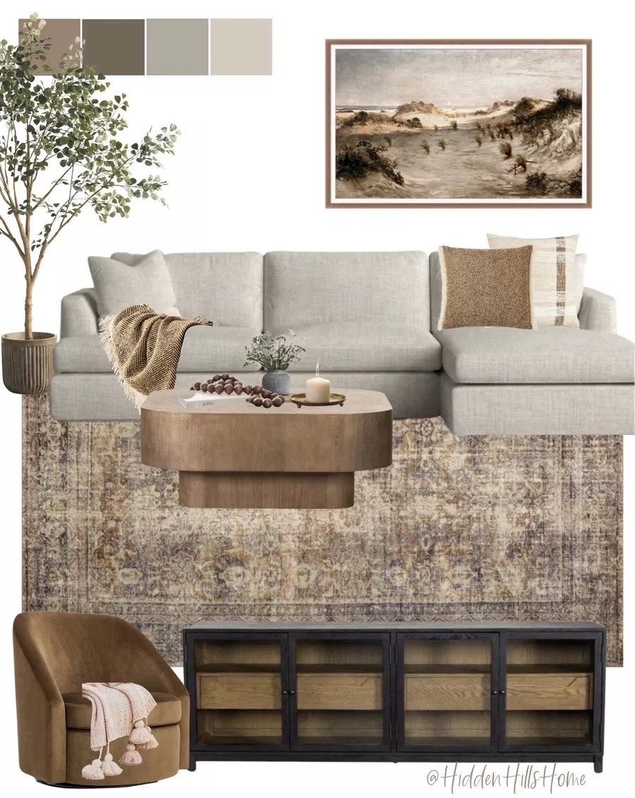 Living room decor ideas, living room mood board, home decor, living room inspiration, cozy living room with sectional sofa #livingroom

#LTKHome #LTKSaleAlert #LTKSeasonal