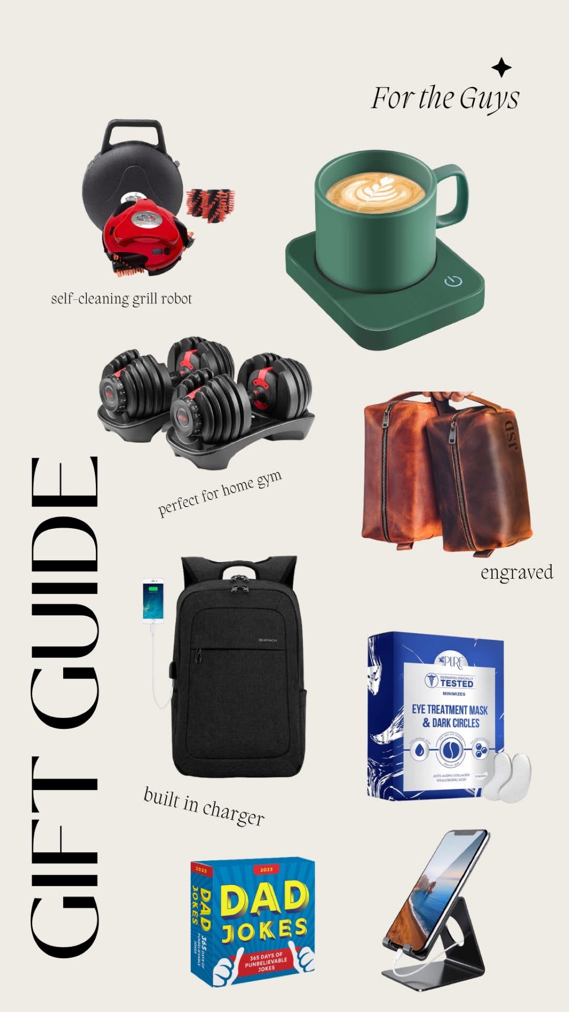 Gift guide for the guys! At home weights, engraved toiletry bag, grill cleaning robot etc.

#LTKmens #LTKSeasonal #LTKHoliday