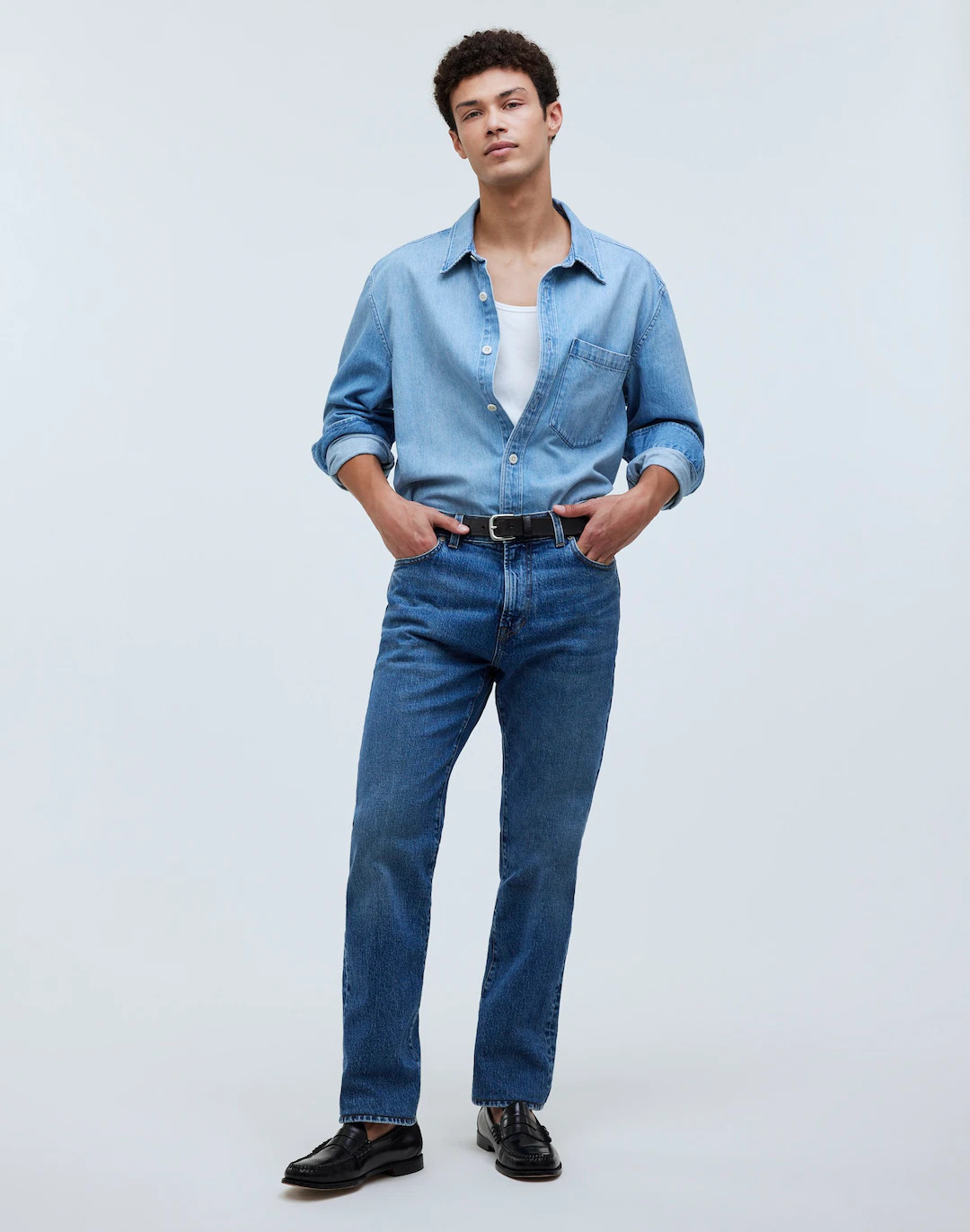 Denim Relaxed Long-Sleeve Shirt in Carlsbad Wash | Madewell