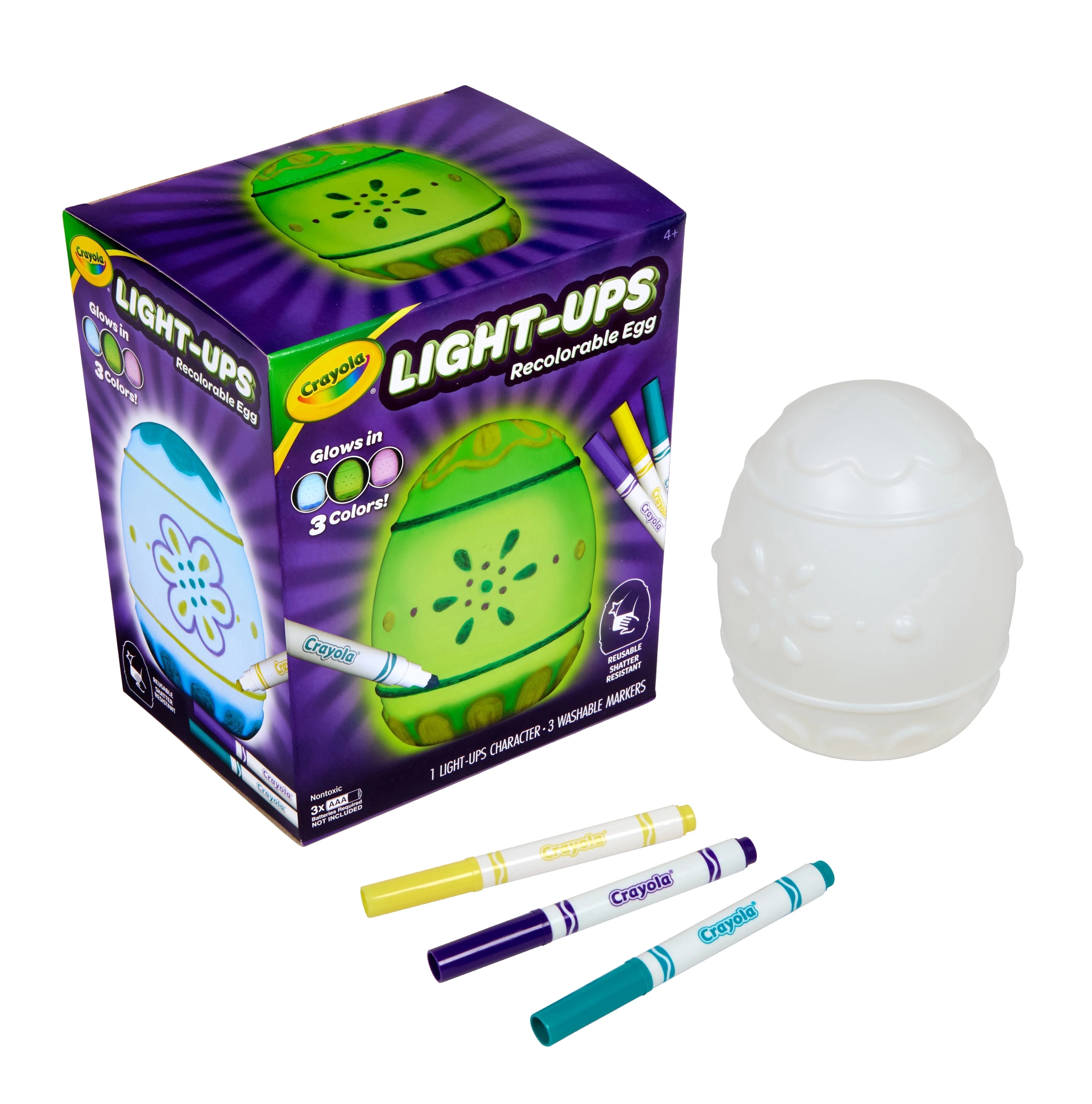 Crayola Egg Light Ups, Light Up Toys for Kids, Easter Toy, Gifts for Kids Ages 4, 5, 6, 7 | Walmart (US)