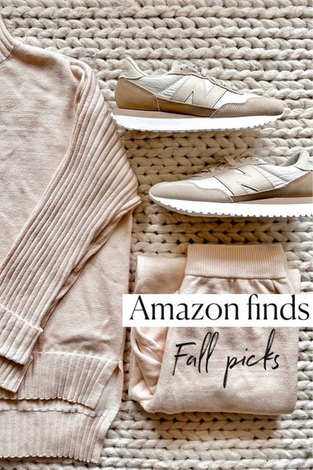 New Balance sneakers 

Fall outfit 
Fall outfits 
Fall outfit 
Amazon fashion 
Amazon find
Matching set
Sweater 
#ltkseasonal 
#ltku
#ltkstyletip
#ltksalealert


#LTKshoecrush #LTKfindsunder100 #LTKfindsunder50
