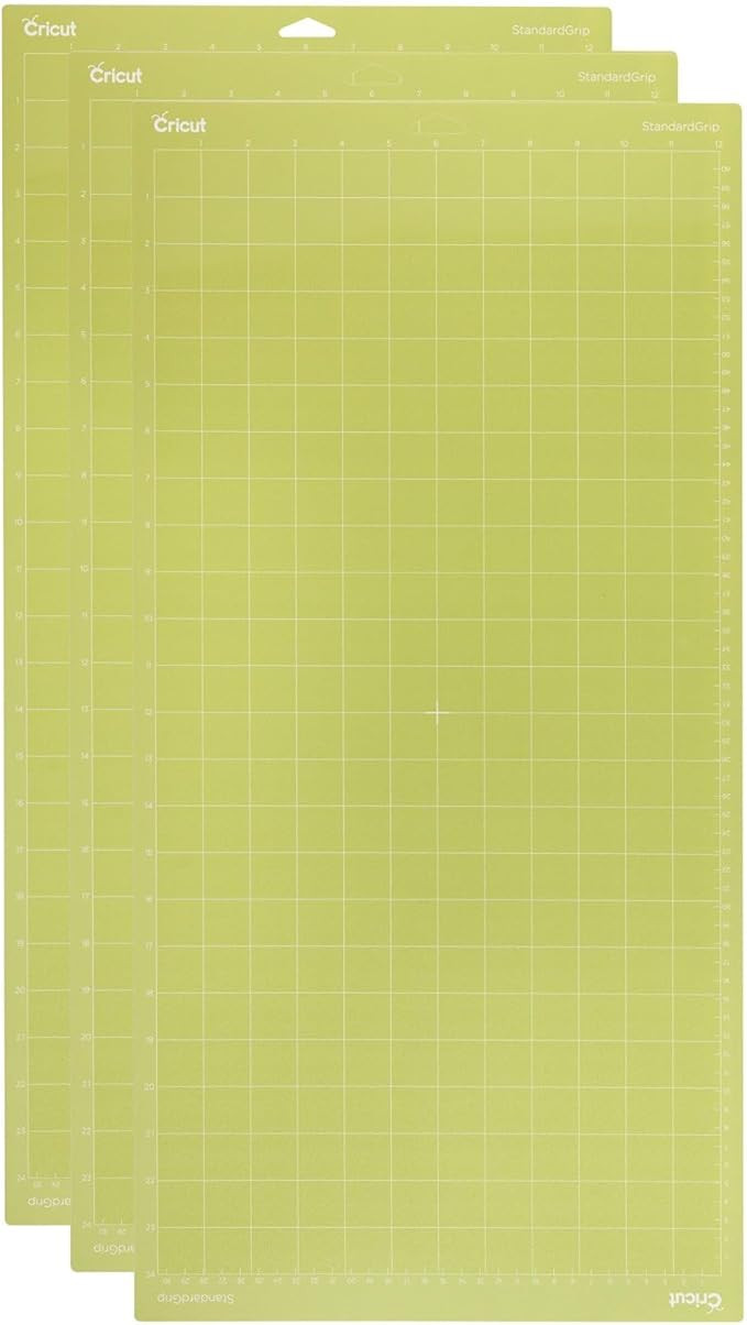 Cricut StandardGrip Machine Mats 12in x 24in, Reusable Cutting Mats for Crafts with Protective Fi... | Amazon (US)