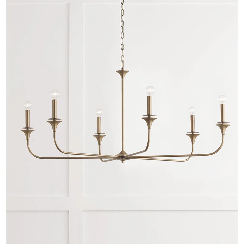 Prescot 6 - Light Dimmable Classic / Traditional Chandelier | Wayfair North America