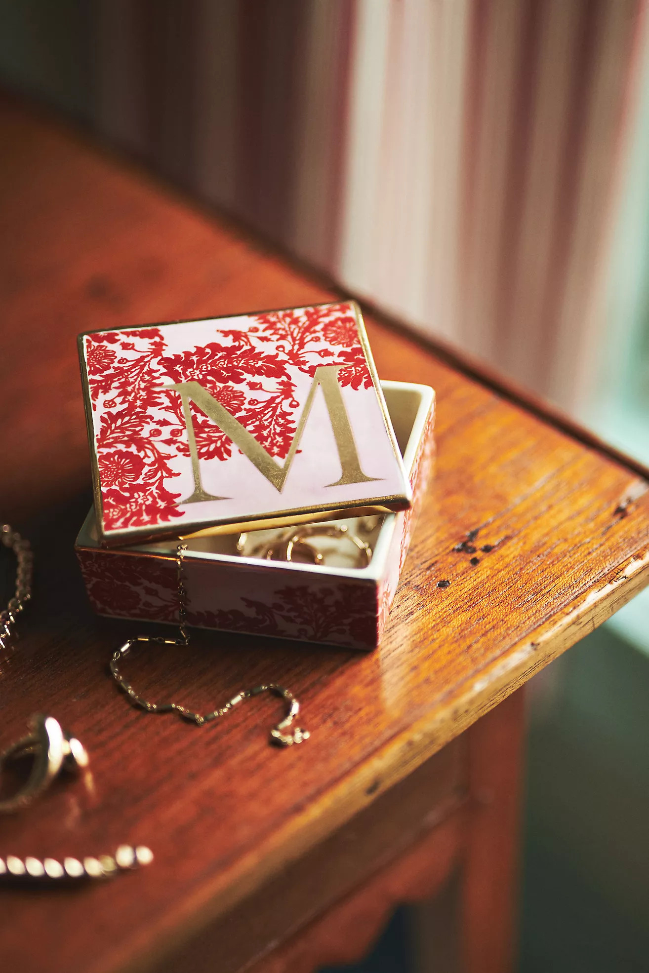 Venice Monogram Trinket Dish | Anthropologie (US)