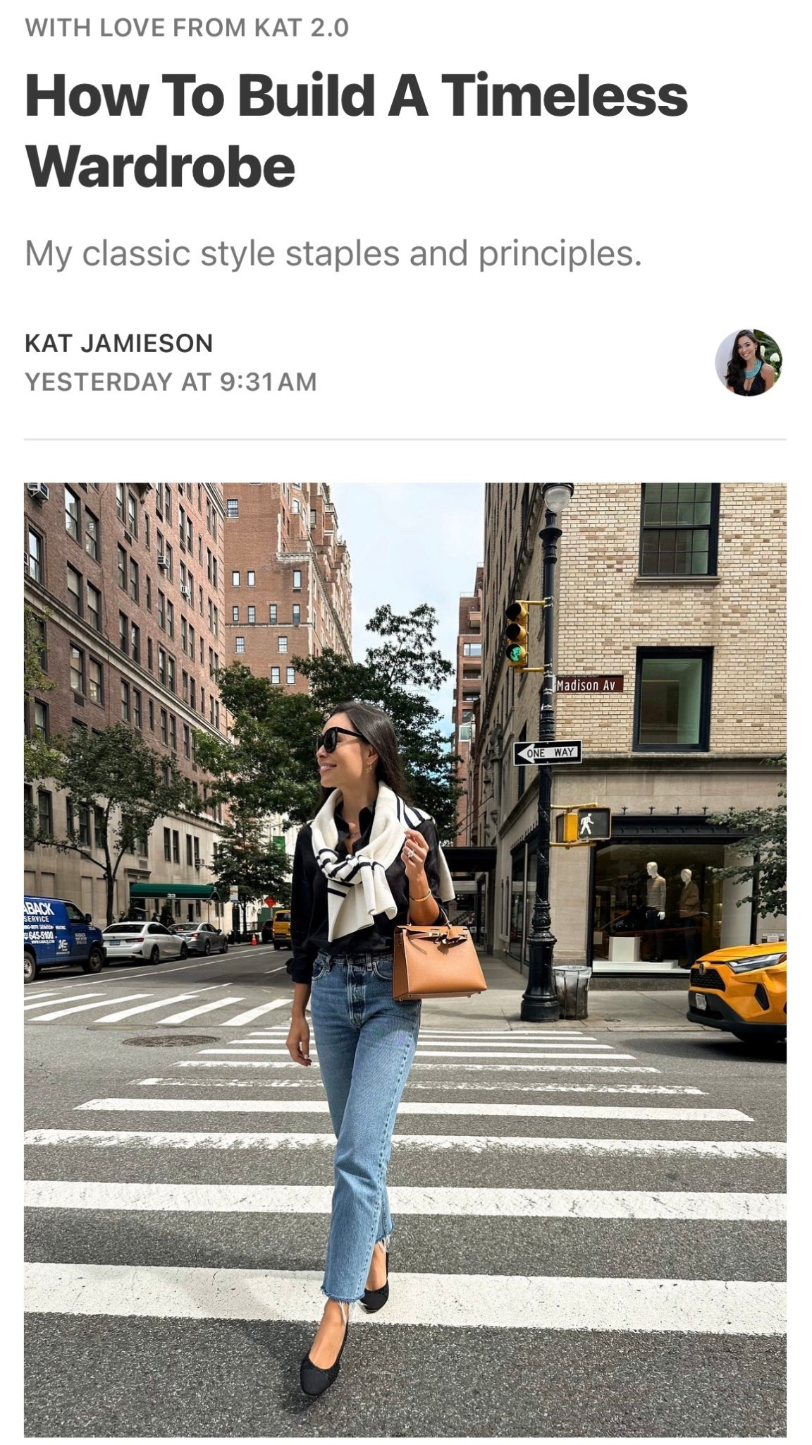 Full post on Substack! Timeless wardrobe, classic pieces, Kat Jamieson style. 

#LTKstorytime #LTKSeasonal #LTKootd