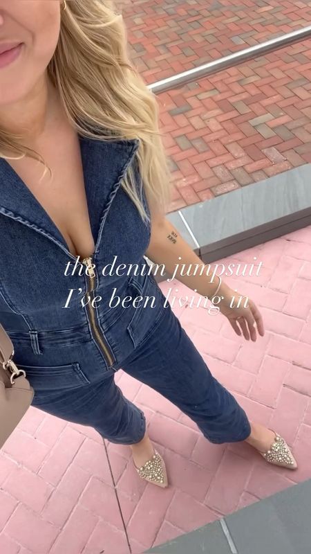 Get a denim jumpsuit asap 👖

I am in love with this @showmeyourmumu one 🩵

My thoughts: It’s honestly magic fabric that stretches and holds you in so it’s very flattering but also insanely comfortable. So glad I tried this from @fashionpass 🫶🏼 One of my all time faves 



#LTKshoecrush #LTKstyletip