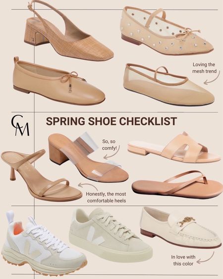Spring shoe checklist. Beige/nude shoes for spring is always my go-to! 
@nordstrom

Sandals, sneakers, spring style 

#LTKSeasonal #LTKSaleAlert #LTKShoeCrush