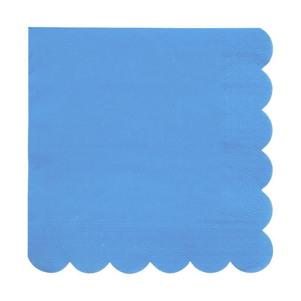 Bright Blue Large Napkins | Ellie and Piper