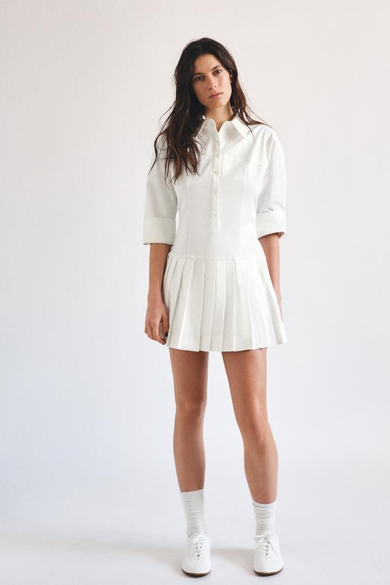 SHIRT JUMPSUIT DRESS | Zara US