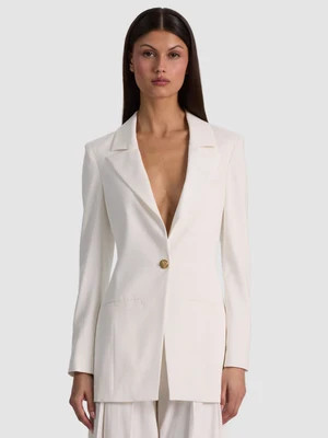 HOPE FITTED BLAZER - OFF WHITE | Alice + Olivia