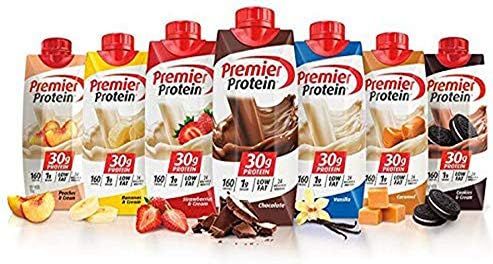 Premier Protein High Protein Shakes Variety Pack (Chocolate, Vanilla, Strawberry & Cream, Bananas... | Amazon (US)