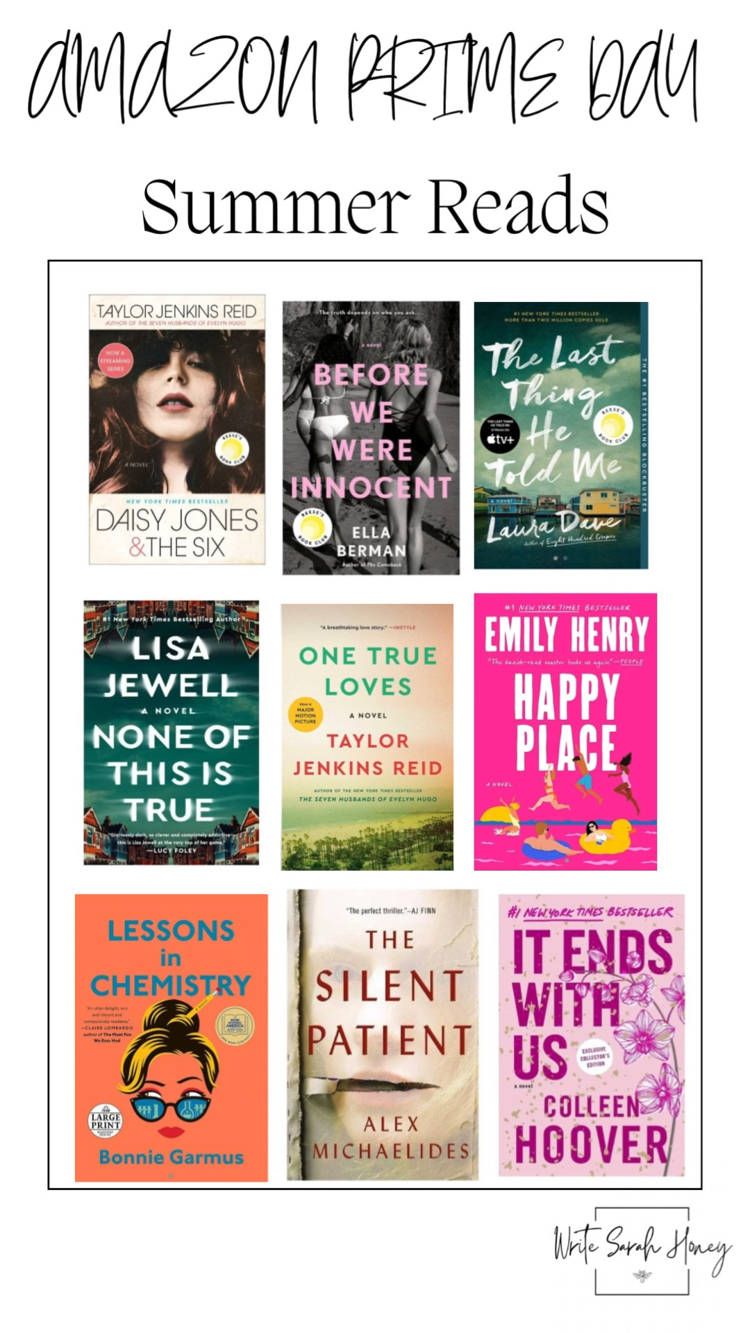 Amazon Prime Day has arrived with incredible savings! Enjoy unbeatable discounts exclusively for Prime members. Act fast—these deals won't last! 
#books #mustreads #bestsellers #vacationreads #PrimeDay
#PrimeDayDeals
#AmazonPrime
#PrimeDaySavings
#PrimeDay2024
#ShopPrimeDay
#PrimeDayExclusive
#PrimeDaySale
#PrimeDayShopping
#DealsOnPrime

#LTKSaleAlert #LTKTravel #LTKItBag