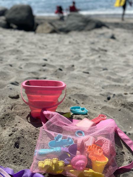 Beach Toys, Ice Cream Sand Toys for Toddlers, with Collapsible Bucket and Shovels for Kids with Bag, Travel Toys 

#LTKBaby #LTKSaleAlert #LTKKids