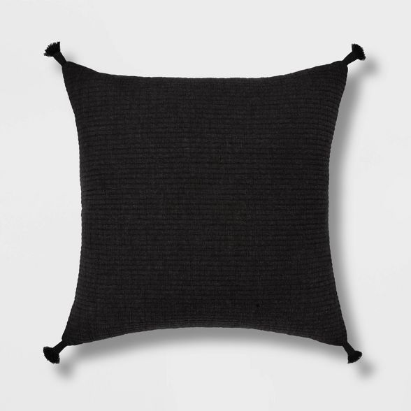 Euro Soft Texture Tasseled Throw Pillow - Project 62™ | Target
