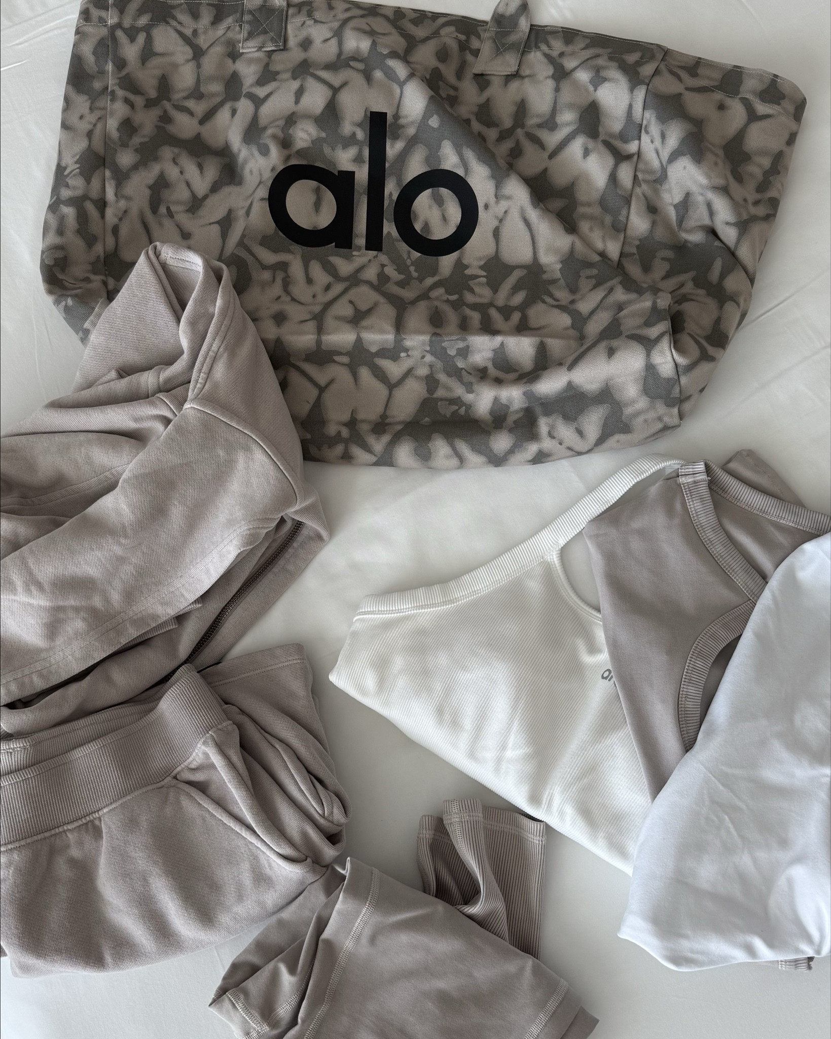 New work out outfits. Perfect for both day time wear and while working out. 
Cropped beige sweatshirt hoodie: Went with size L because I wanted it to be longer
Beige sweatshirt shorts: Size S (loose fit but with a tighter waistband for a good silhouette)
Beige top: Size S
Beige leggings: Size XS (sized down)
White workout tops with built in support: Size M
White workout shoes for running: Size 40 (had to size up an entire size) 


#LTKStyleTip #LTKActive