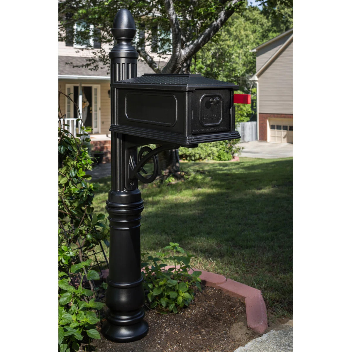 Victorian Premium Round Decorative Post | Wayfair North America