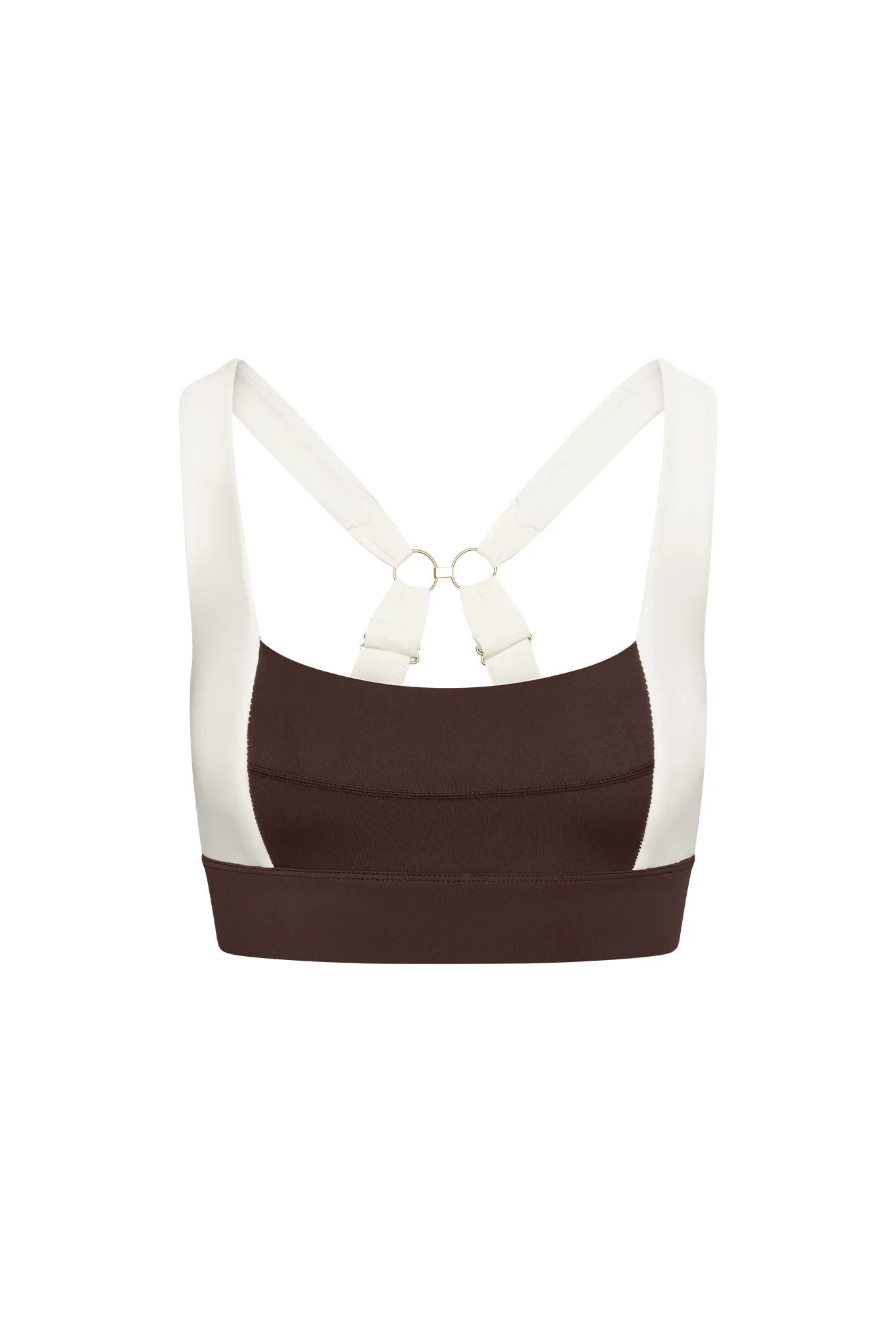 Arches “The Tash Bra” - Espresso/Ivory | Monday Swimwear