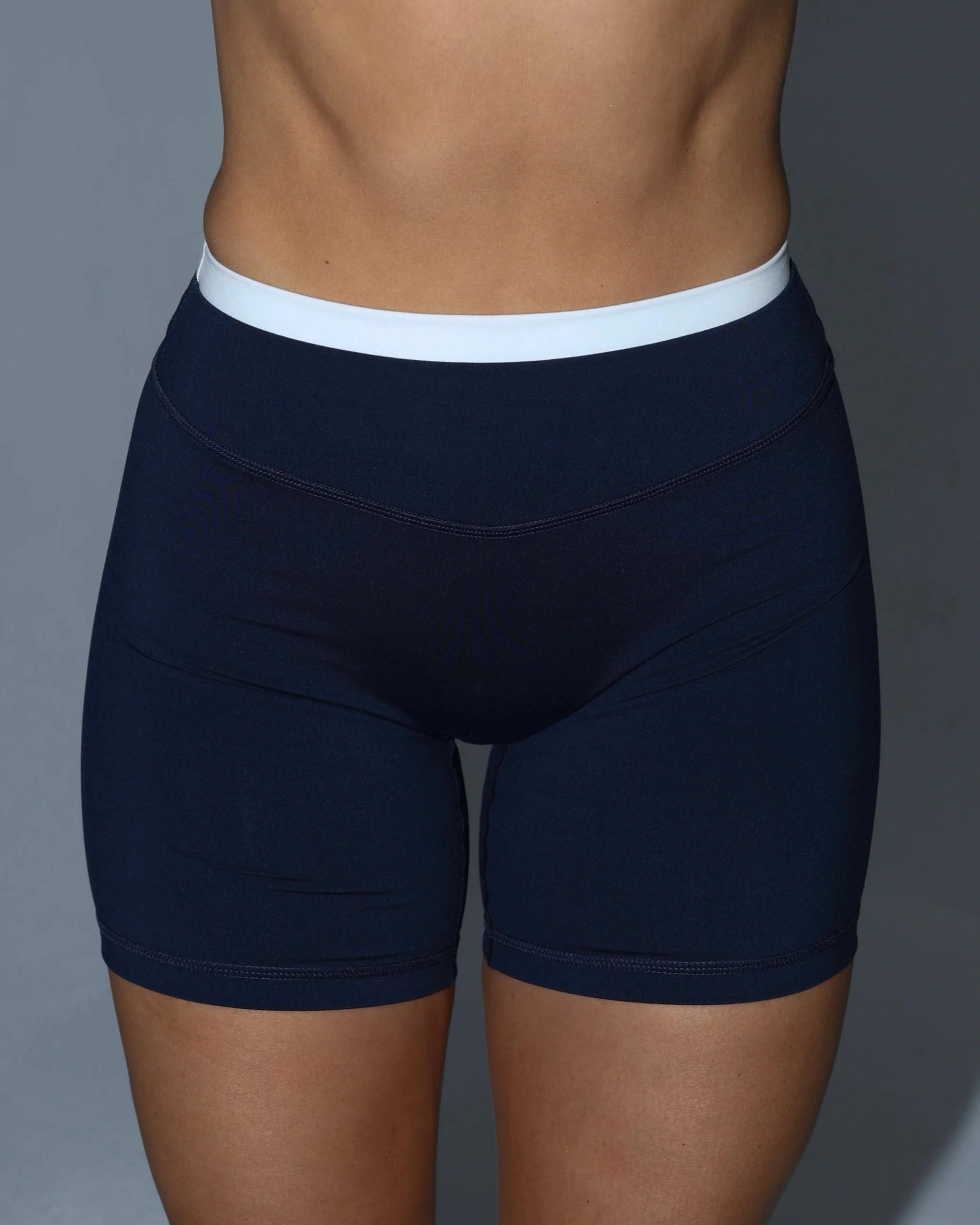Layered Sculpt Short - Navy & White | Liaison the Label