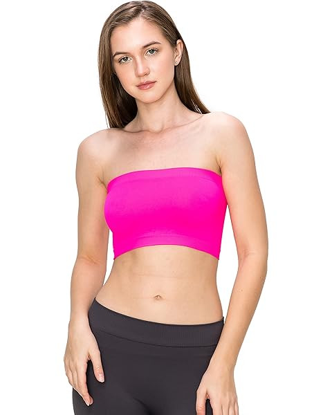 Kurve Seamless Mini Bandeau Tube top - UV Protective Fabric, Rated UPF 50+, Made in USA | Amazon (US)