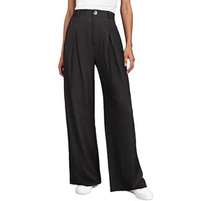 ANRABESS Women Wide Leg Dress Pants 2026 Summer High Waisted Business Casual Work T… | Amazon (US)