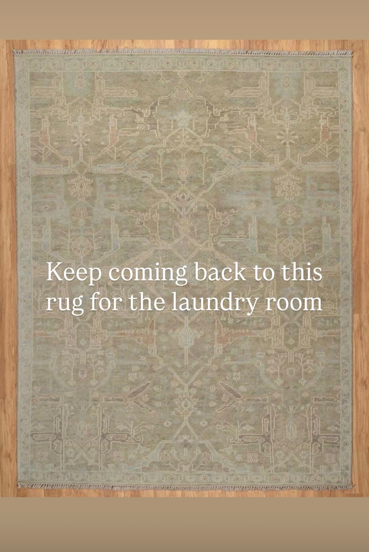 Vintage oushak rug Turkish rug grandmillennial rug living room rugs dining room rugs laundry room rug 

#LTKSaleAlert #LTKHome