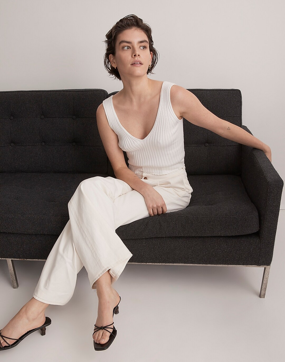 V-Neck Sweater Tank | Madewell