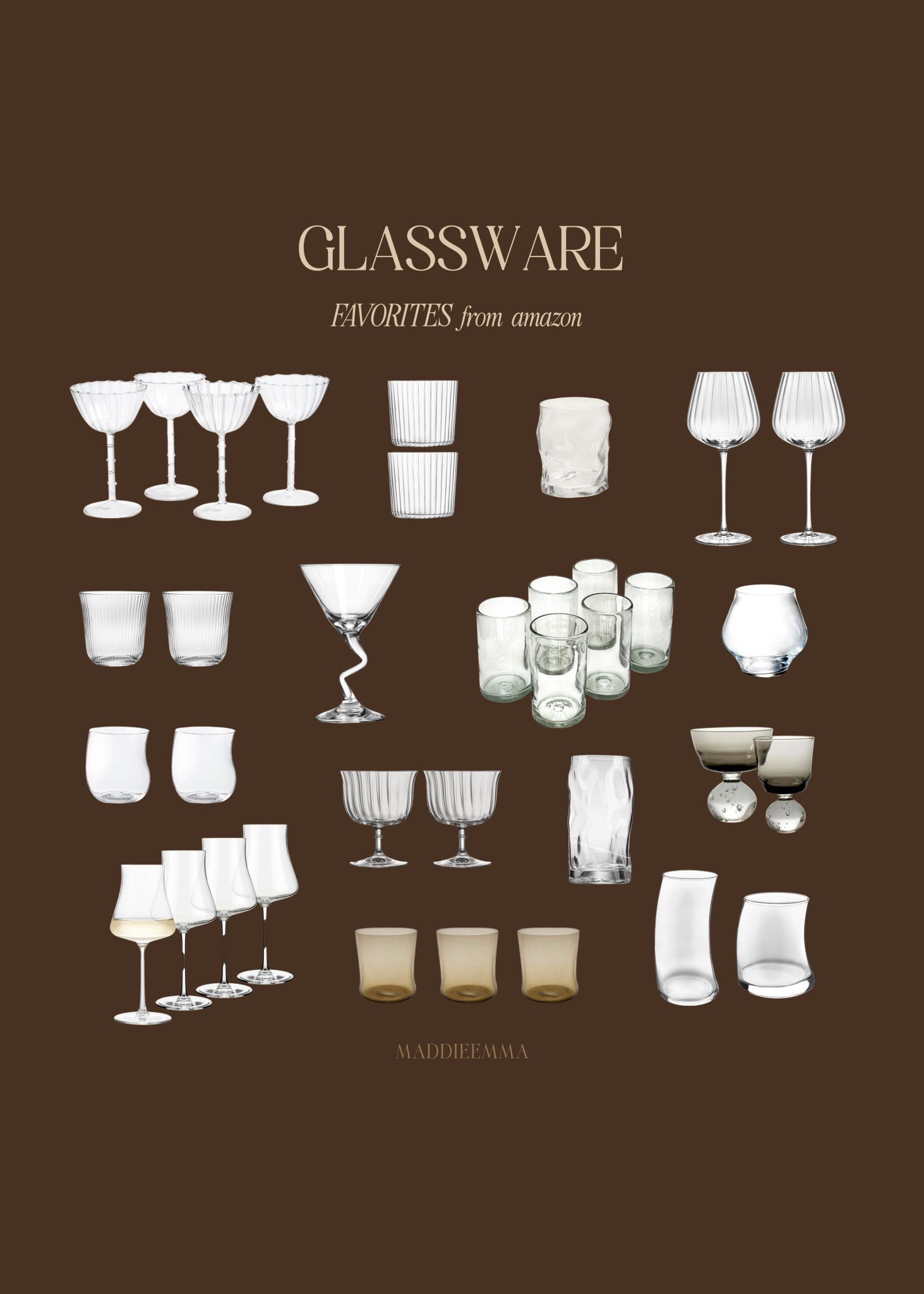 glassware favorites from amazon

#LTKHome