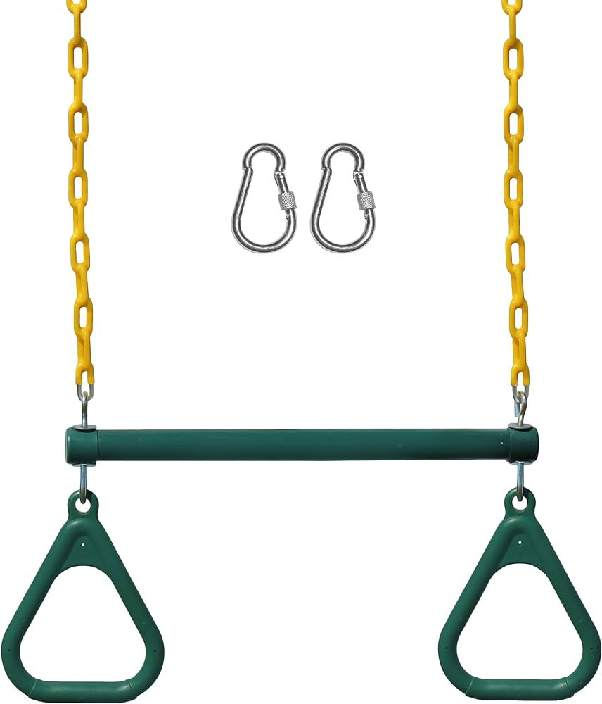 Jungle Gym Kingdom Swing Sets for Backyard, Monkey Bars & Swingset Accessories - Set Includes 18"... | Amazon (US)
