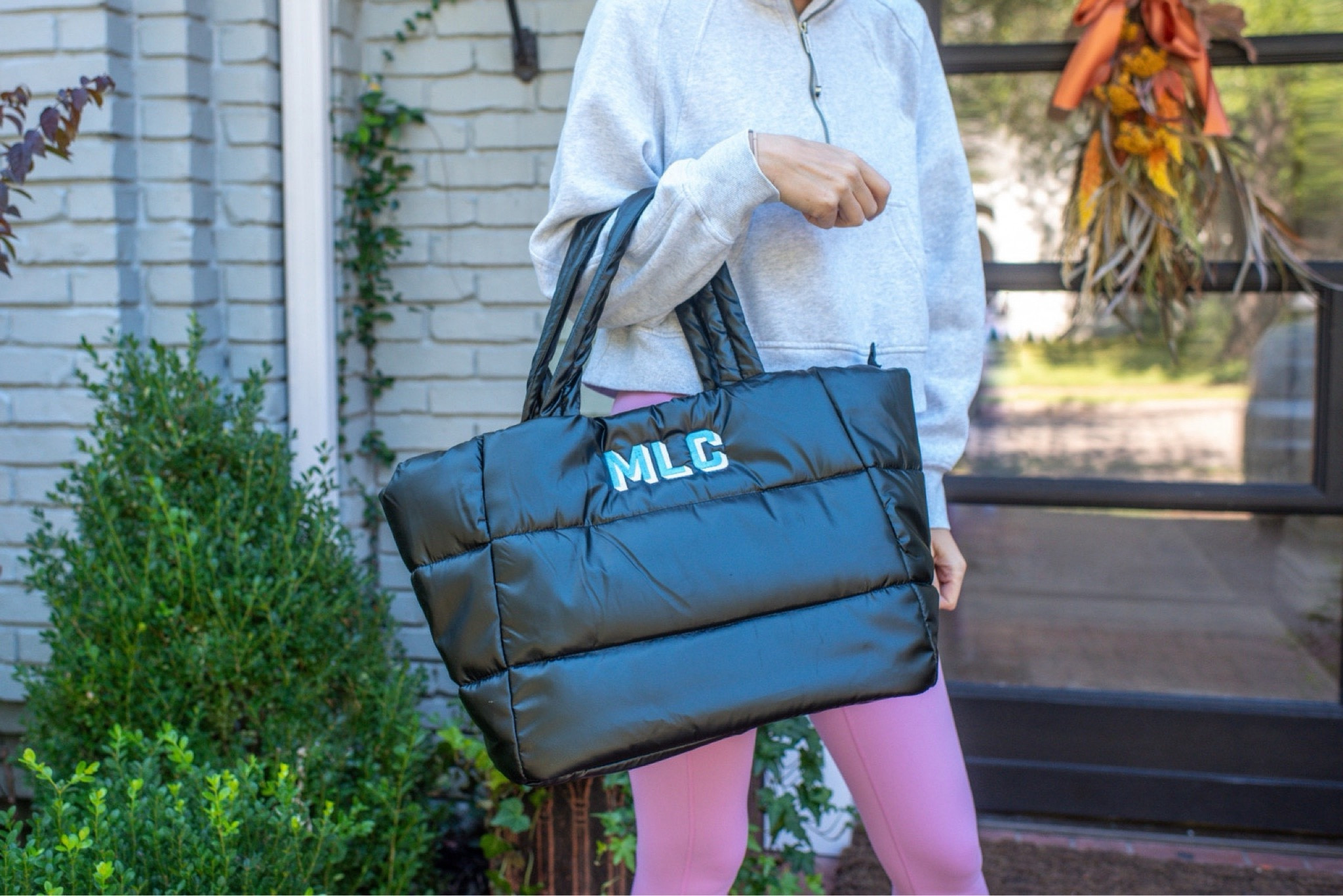 Our favorite puffer tote is back in stock at Sprinkled with Pink! Such a cute travel bag or personalized gift. 

#LTKitbag #LTKfindsunder50 #LTKfindsunder100